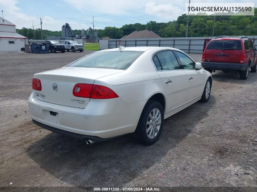 2010 Buick Lucerne Cxl VIN: 1G4HC5EMXAU135690 Lot: 39811330