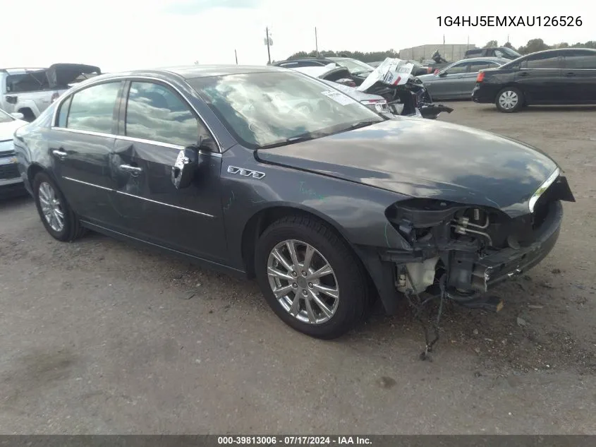 2010 Buick Lucerne Cxl VIN: 1G4HJ5EMXAU126526 Lot: 39813006