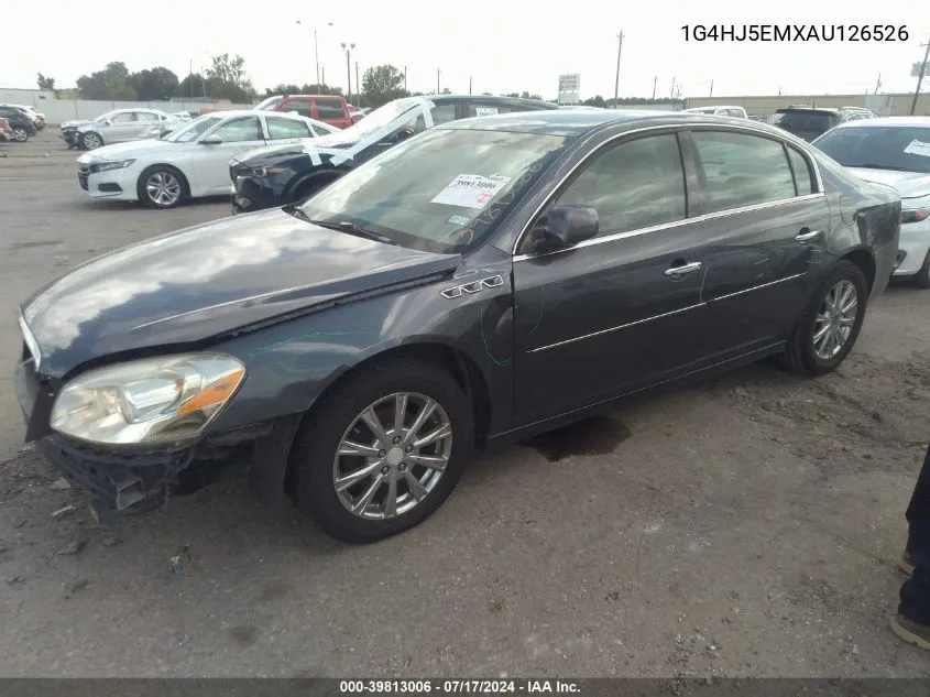 2010 Buick Lucerne Cxl VIN: 1G4HJ5EMXAU126526 Lot: 39813006