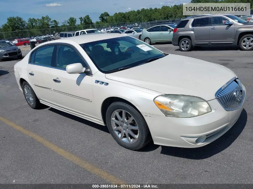 2010 Buick Lucerne Cxl Special Edition VIN: 1G4HD5EM0AU116661 Lot: 39851034