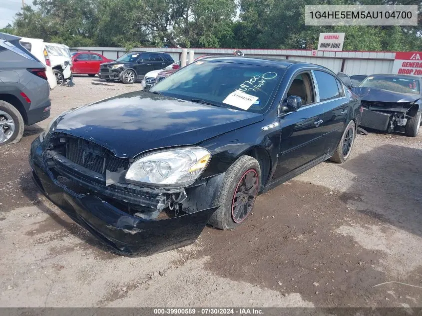 2010 Buick Lucerne Cxl-3 VIN: 1G4HE5EM5AU104700 Lot: 39900589