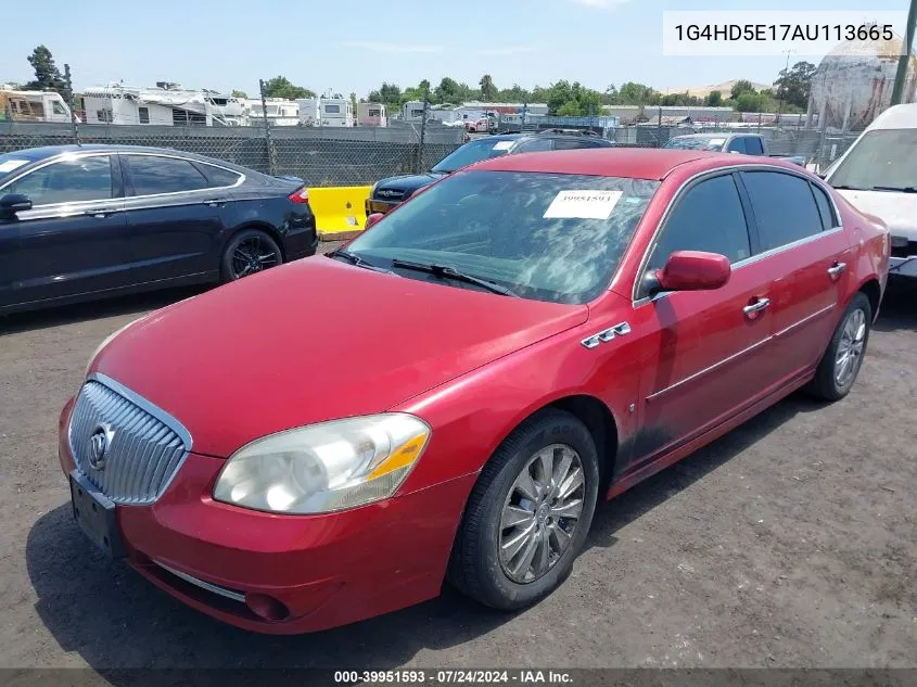 1G4HD5E17AU113665 2010 Buick Lucerne Cxl Special Edition