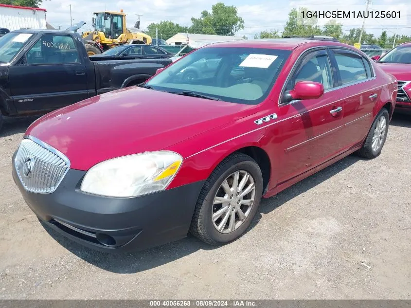 2010 Buick Lucerne Cxl VIN: 1G4HC5EM1AU125601 Lot: 40056268