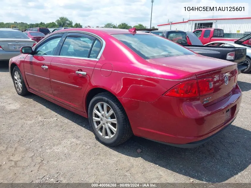 2010 Buick Lucerne Cxl VIN: 1G4HC5EM1AU125601 Lot: 40056268