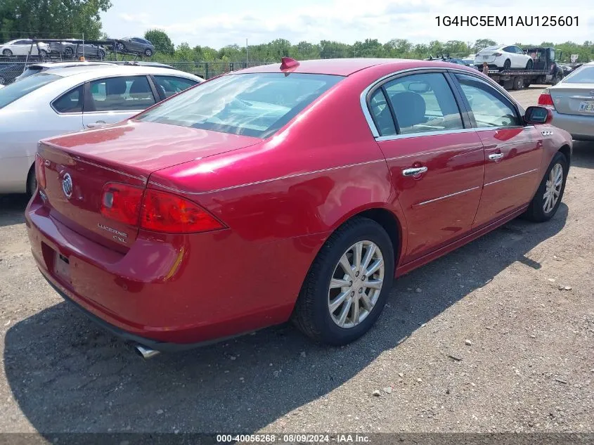 2010 Buick Lucerne Cxl VIN: 1G4HC5EM1AU125601 Lot: 40056268