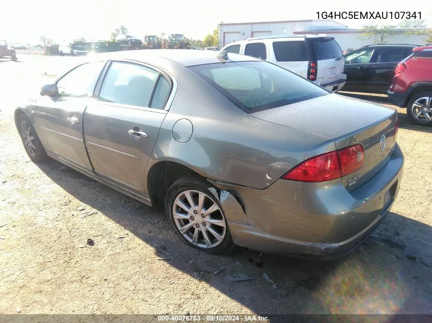 1G4HC5EMXAU107341 2010 Buick Lucerne Cxl