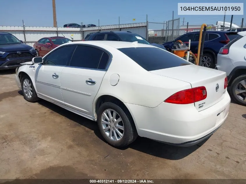 2010 Buick Lucerne Cxl VIN: 1G4HC5EM5AU101950 Lot: 40312141