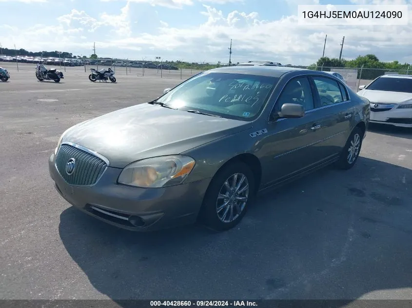 2010 Buick Lucerne Cxl Premium VIN: 1G4HJ5EM0AU124090 Lot: 40428660