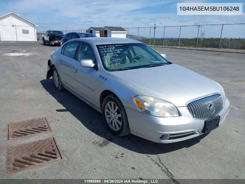 1G4HA5EM5BU106248 2011 Buick Lucerne