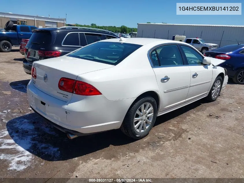 2011 Buick Lucerne Cxl VIN: 1G4HC5EMXBU141202 Lot: 39331127