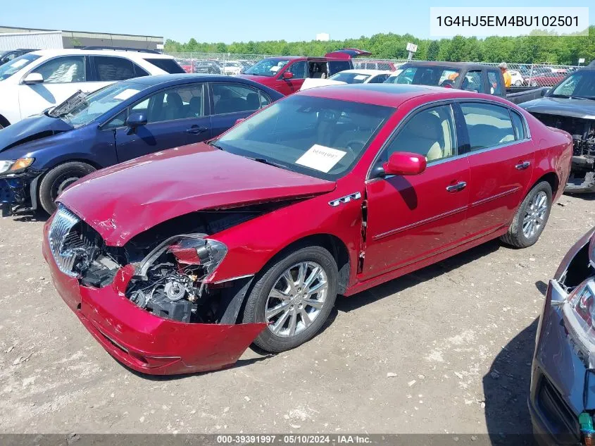 1G4HJ5EM4BU102501 2011 Buick Lucerne Cxl Premium