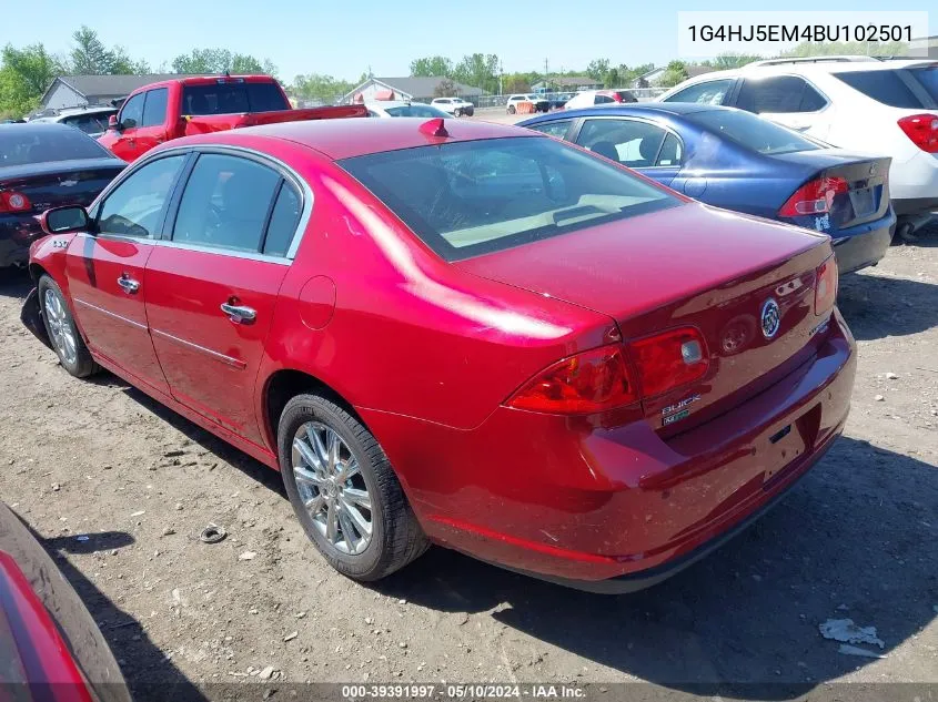 1G4HJ5EM4BU102501 2011 Buick Lucerne Cxl Premium