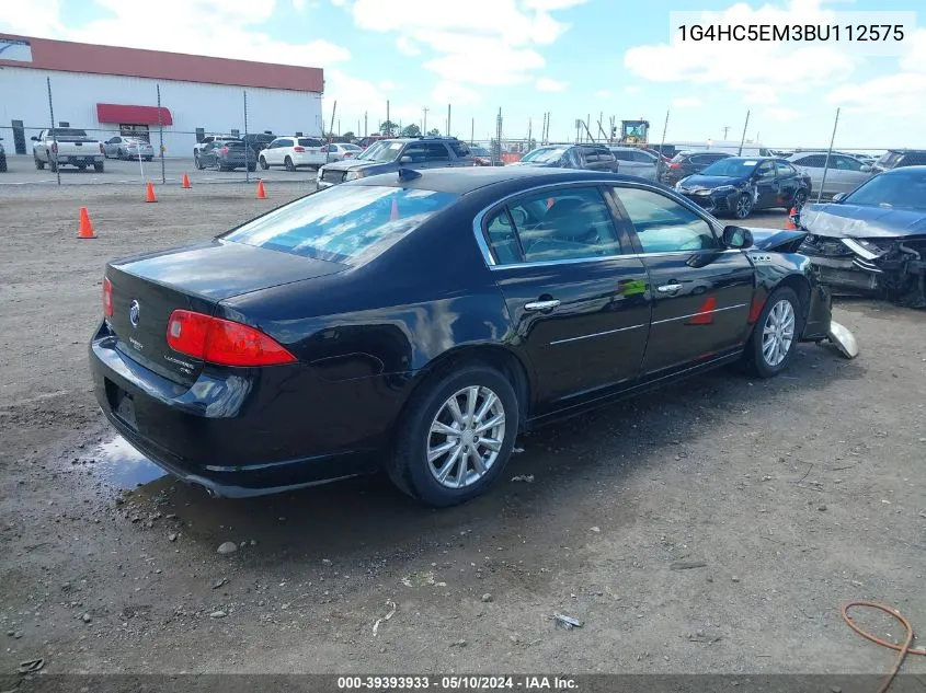 2011 Buick Lucerne Cxl VIN: 1G4HC5EM3BU112575 Lot: 39393933