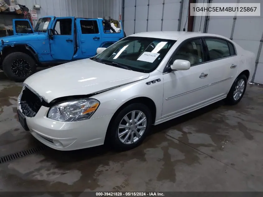 2011 Buick Lucerne Cxl VIN: 1G4HC5EM4BU125867 Lot: 39421828