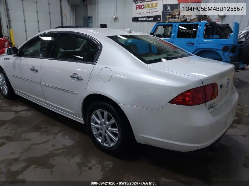 2011 Buick Lucerne Cxl VIN: 1G4HC5EM4BU125867 Lot: 39421828