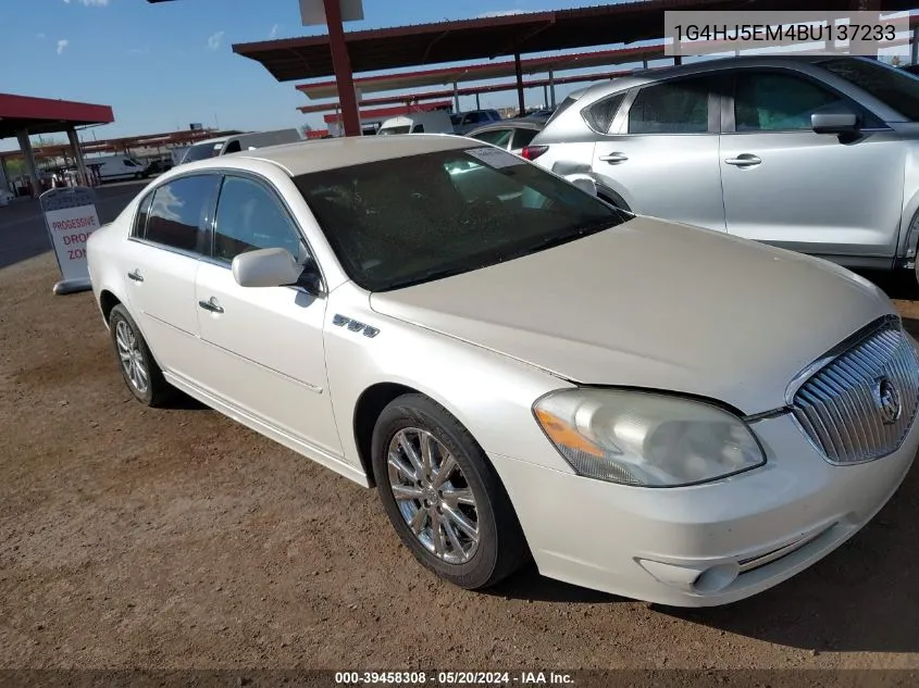 2011 Buick Lucerne Cxl Premium VIN: 1G4HJ5EM4BU137233 Lot: 39458308