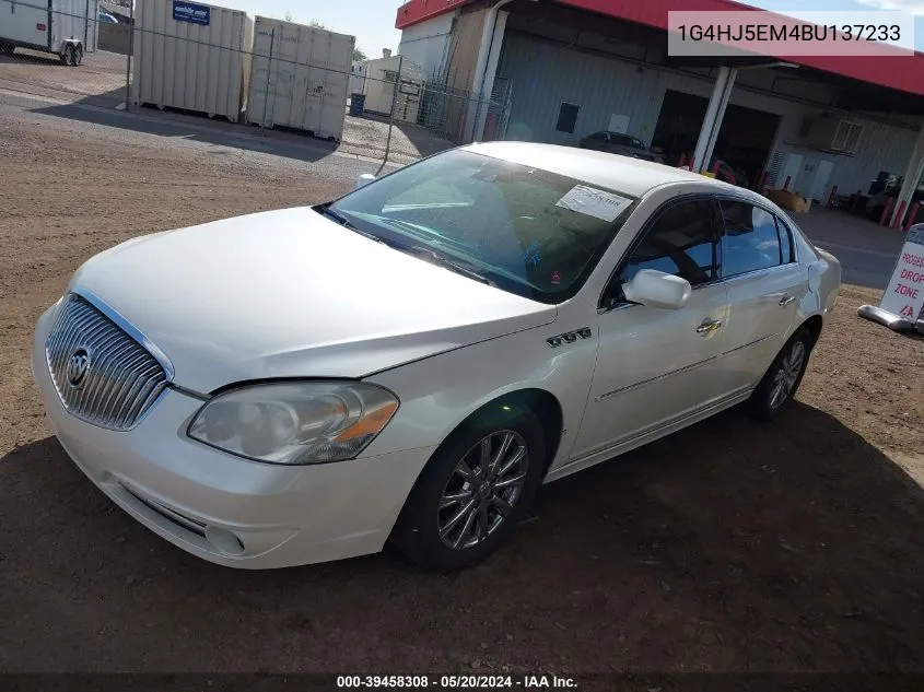 2011 Buick Lucerne Cxl Premium VIN: 1G4HJ5EM4BU137233 Lot: 39458308