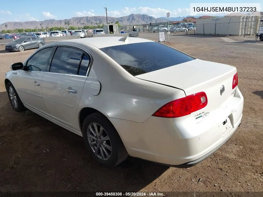 2011 Buick Lucerne Cxl Premium VIN: 1G4HJ5EM4BU137233 Lot: 39458308