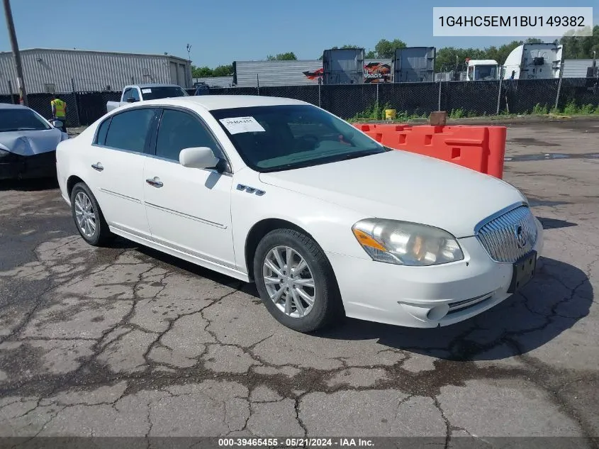 2011 Buick Lucerne Cxl VIN: 1G4HC5EM1BU149382 Lot: 39465455