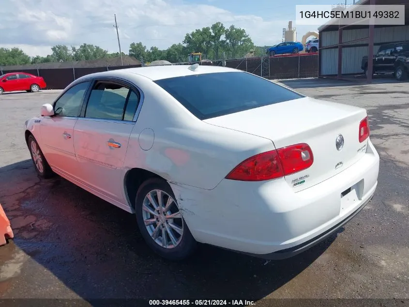 2011 Buick Lucerne Cxl VIN: 1G4HC5EM1BU149382 Lot: 39465455