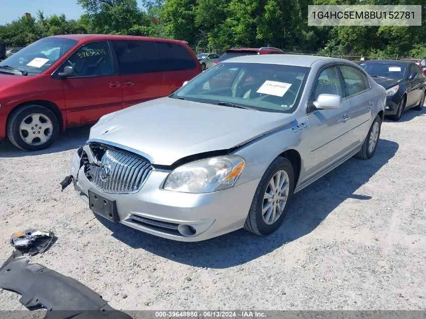 2011 Buick Lucerne Cxl VIN: 1G4HC5EM8BU152781 Lot: 39648980