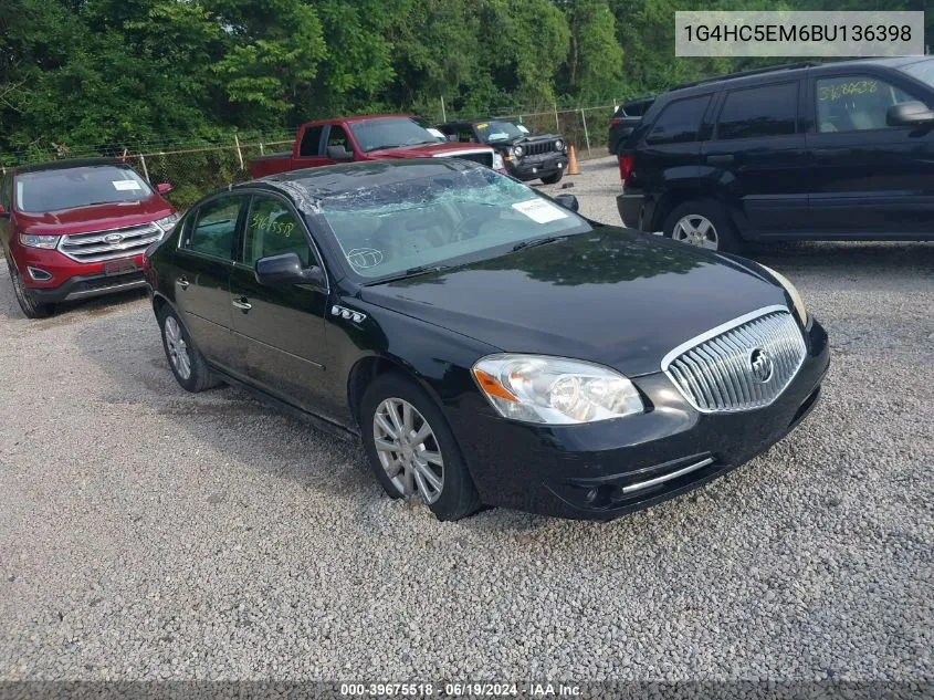 2011 Buick Lucerne Cxl VIN: 1G4HC5EM6BU136398 Lot: 39675518