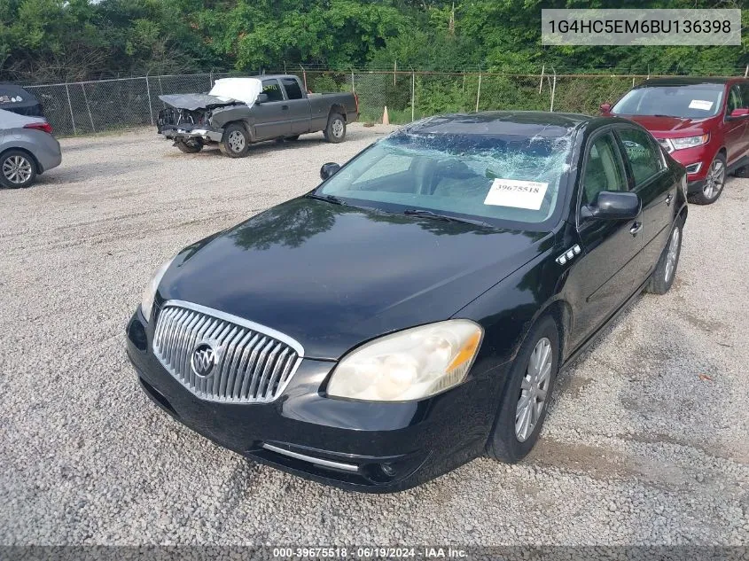 2011 Buick Lucerne Cxl VIN: 1G4HC5EM6BU136398 Lot: 39675518