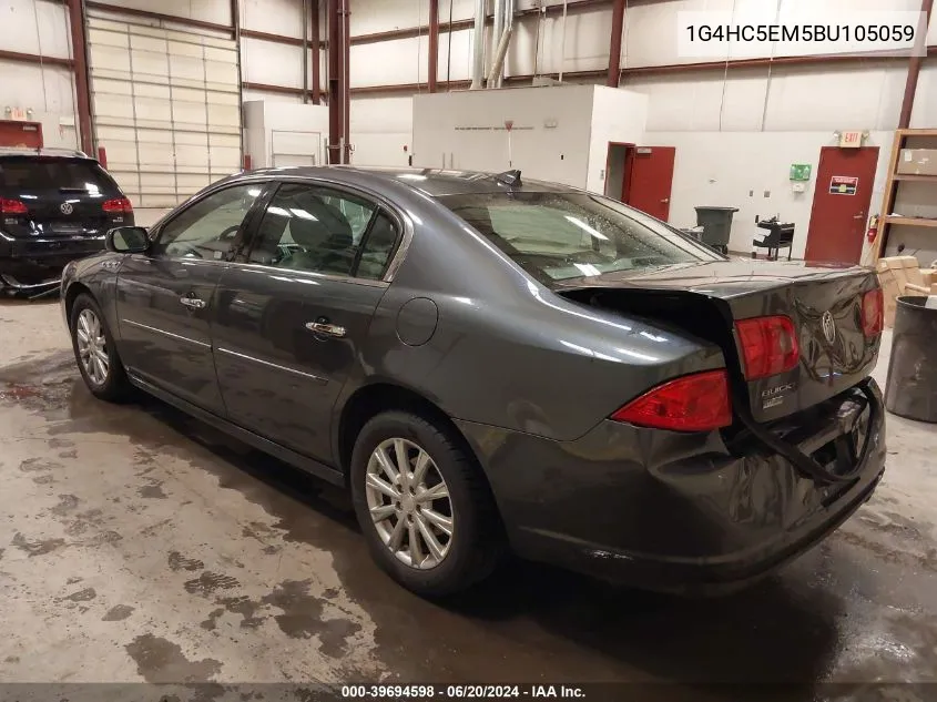 2011 Buick Lucerne Cxl VIN: 1G4HC5EM5BU105059 Lot: 39694598