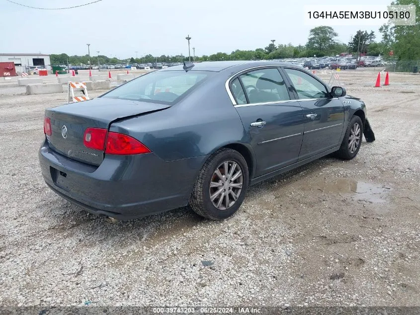 1G4HA5EM3BU105180 2011 Buick Lucerne Cx