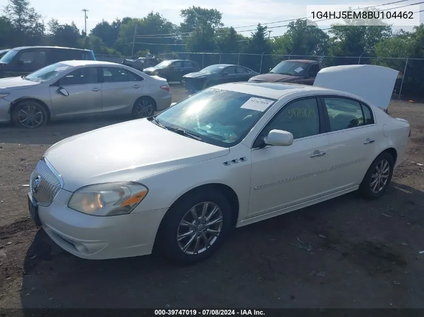 2011 Buick Lucerne Cxl VIN: 1G4HJ5EM8BU104462 Lot: 39747019