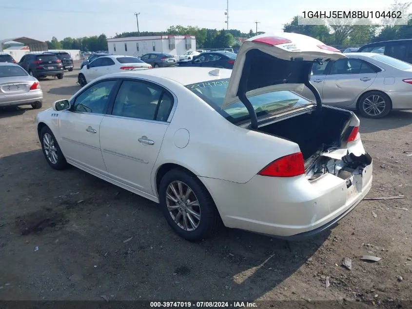 2011 Buick Lucerne Cxl VIN: 1G4HJ5EM8BU104462 Lot: 39747019