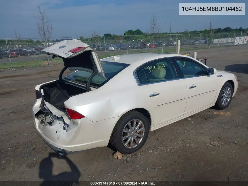 1G4HJ5EM8BU104462 2011 Buick Lucerne Cxl