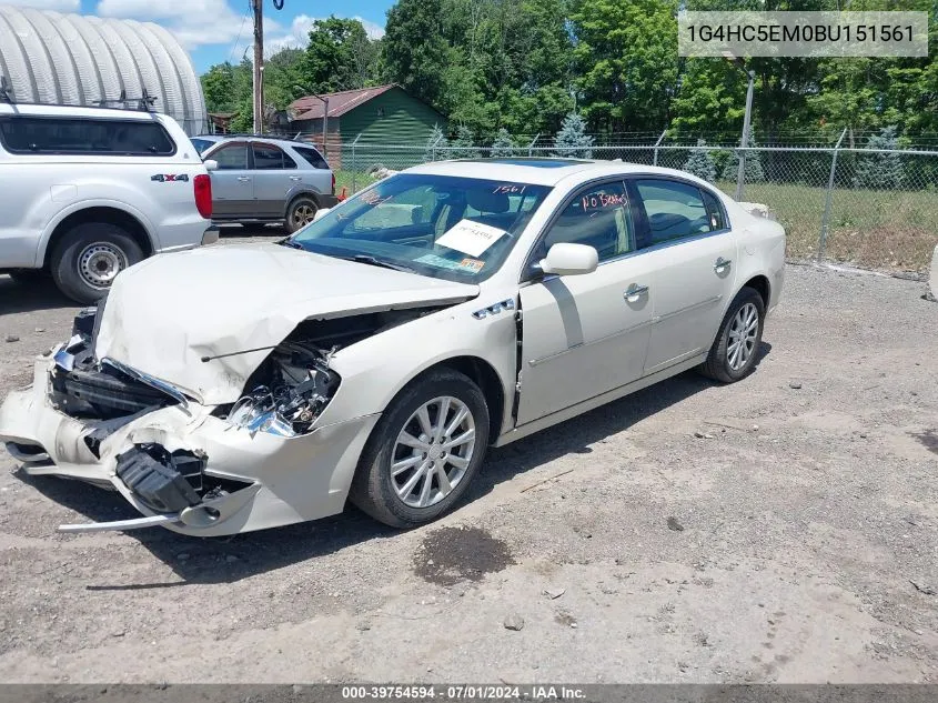 1G4HC5EM0BU151561 2011 Buick Lucerne Cxl