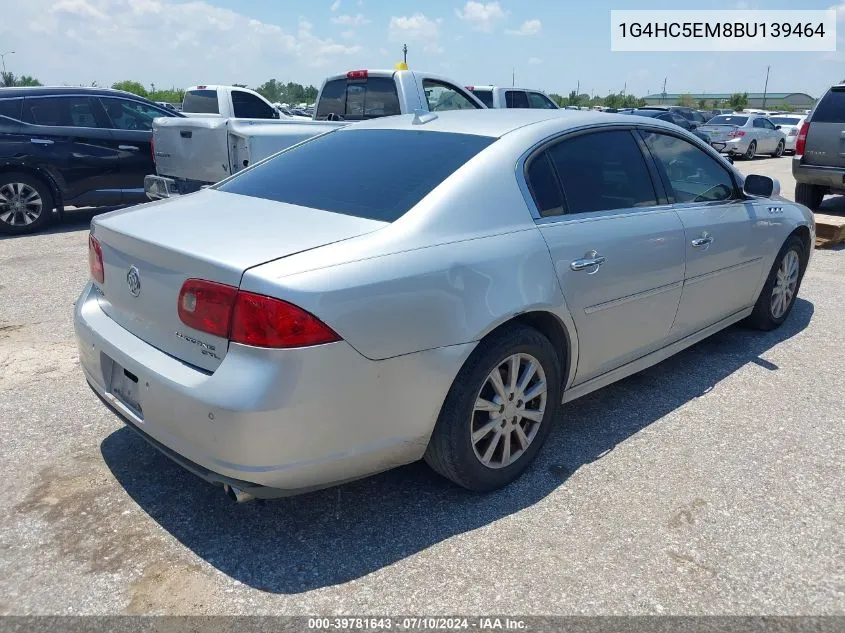 2011 Buick Lucerne Cxl VIN: 1G4HC5EM8BU139464 Lot: 39781643