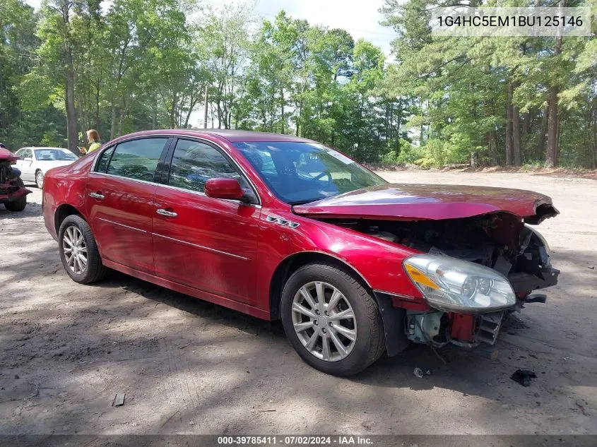 1G4HC5EM1BU125146 2011 Buick Lucerne Cxl