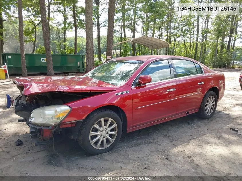 2011 Buick Lucerne Cxl VIN: 1G4HC5EM1BU125146 Lot: 39785411