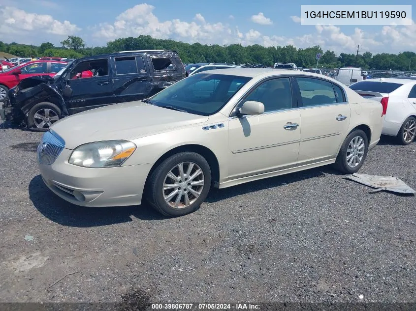 1G4HC5EM1BU119590 2011 Buick Lucerne Cxl