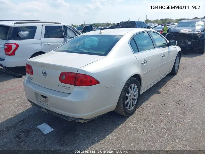 2011 Buick Lucerne Cxl VIN: 1G4HC5EM9BU111902 Lot: 39807855