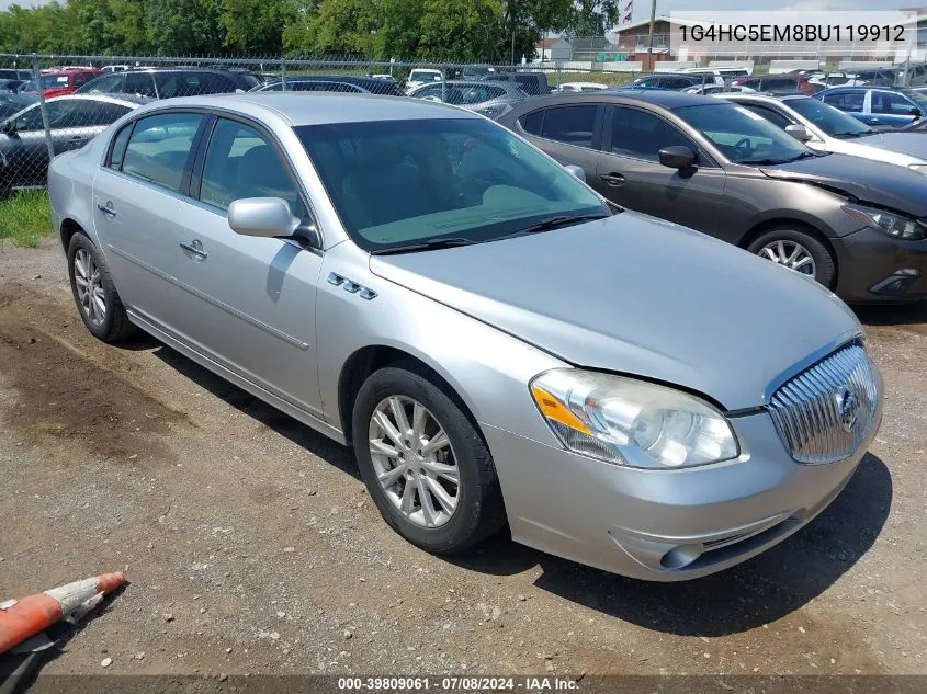 1G4HC5EM8BU119912 2011 Buick Lucerne Cxl