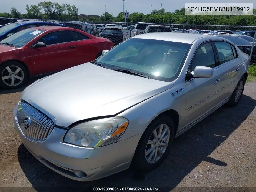 1G4HC5EM8BU119912 2011 Buick Lucerne Cxl