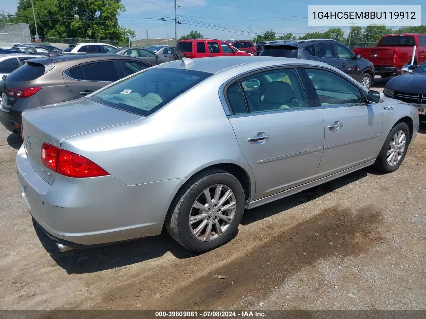 1G4HC5EM8BU119912 2011 Buick Lucerne Cxl