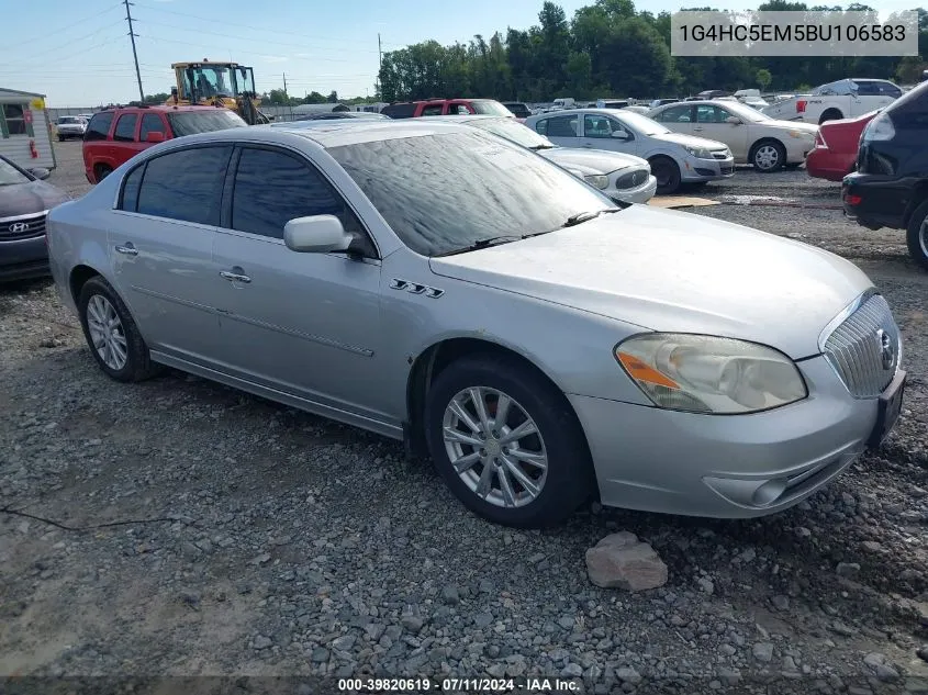 1G4HC5EM5BU106583 2011 Buick Lucerne Cxl