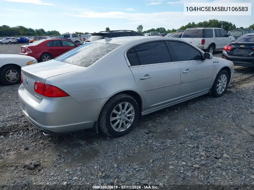 1G4HC5EM5BU106583 2011 Buick Lucerne Cxl