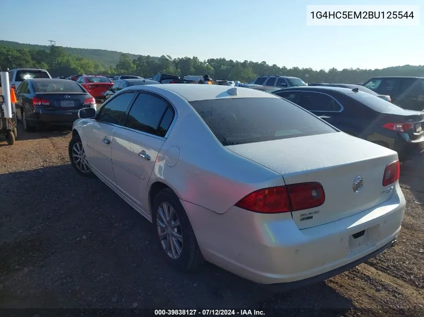 2011 Buick Lucerne Cxl VIN: 1G4HC5EM2BU125544 Lot: 39838127