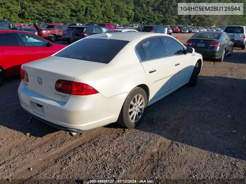 2011 Buick Lucerne Cxl VIN: 1G4HC5EM2BU125544 Lot: 39838127