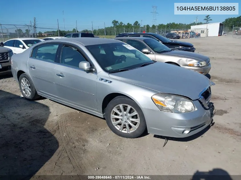 2011 Buick Lucerne Cx VIN: 1G4HA5EM6BU138805 Lot: 39848645