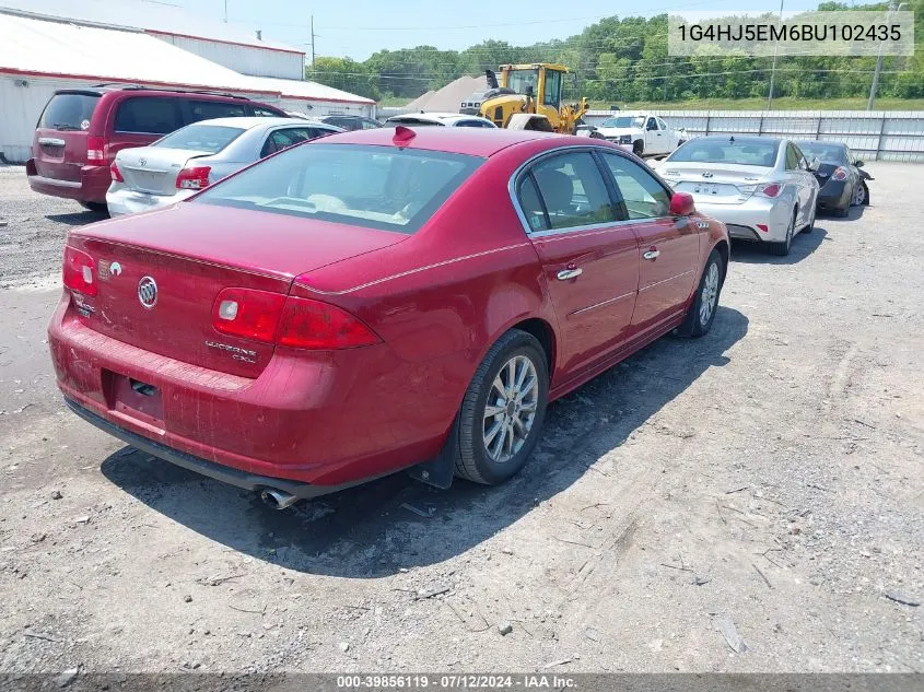 1G4HJ5EM6BU102435 2011 Buick Lucerne Cxl