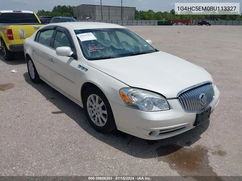 2011 Buick Lucerne Cxl VIN: 1G4HC5EM0BU113327 Lot: 39856283