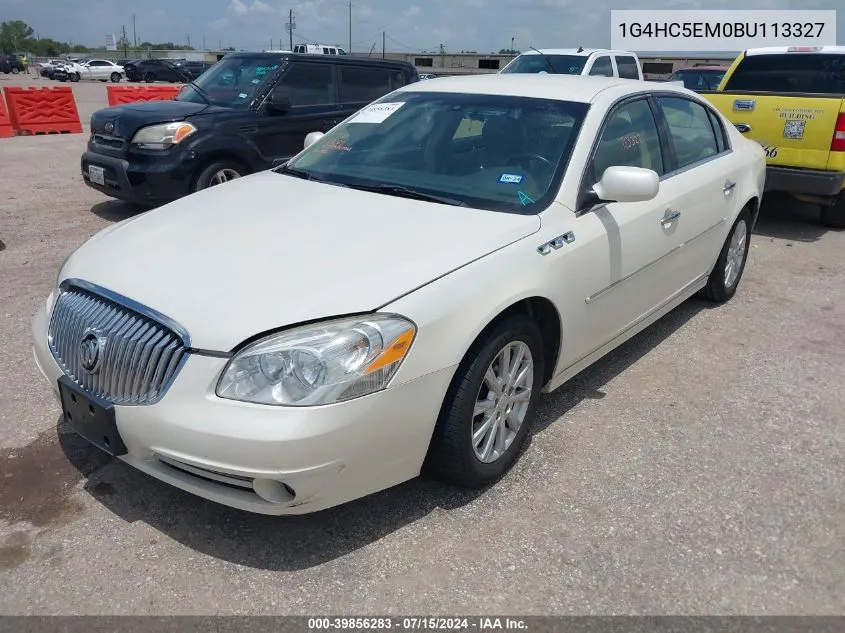 2011 Buick Lucerne Cxl VIN: 1G4HC5EM0BU113327 Lot: 39856283