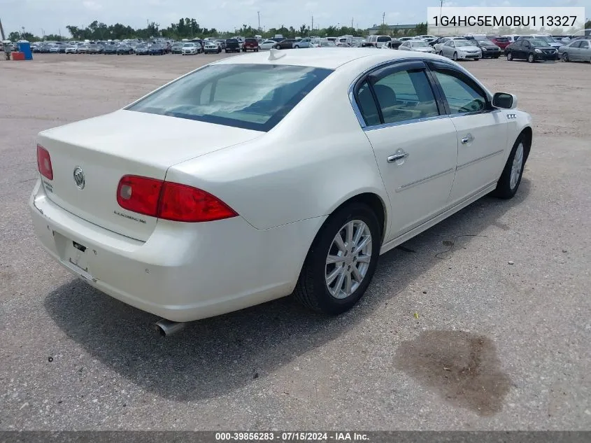 1G4HC5EM0BU113327 2011 Buick Lucerne Cxl